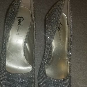 Silver heels